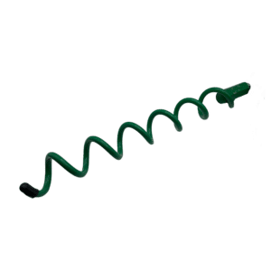 Coiled Lawn Stake with Stainless Anchor